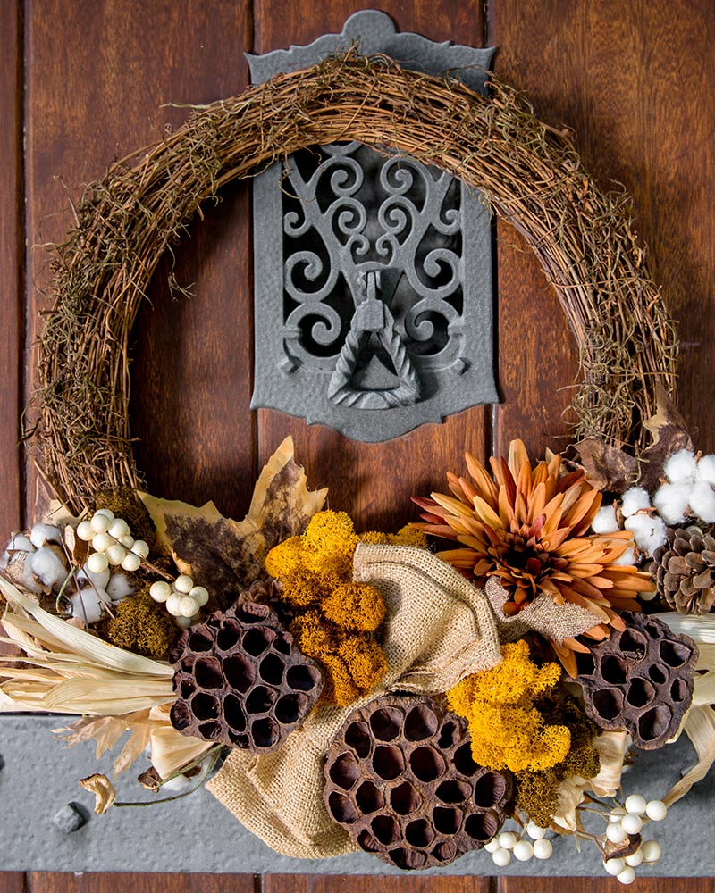 Preserved Reindeer Moss in Sunflower #21494SM
